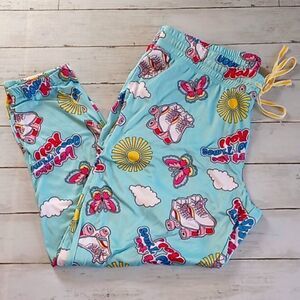 Ladies Roller Skate Sleep Jogger With Pockets